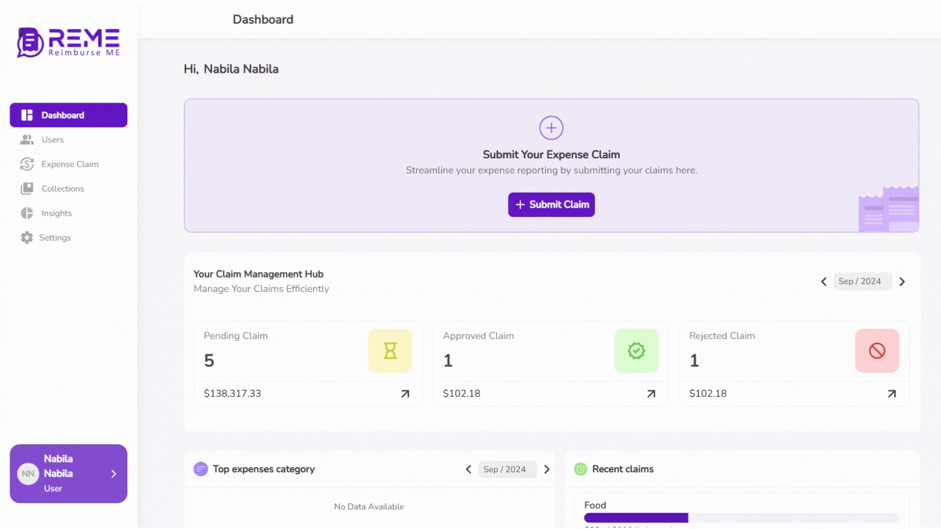 User Dashboard